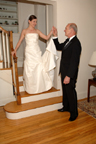 Bride with father