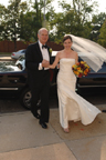 Bride & father arrival